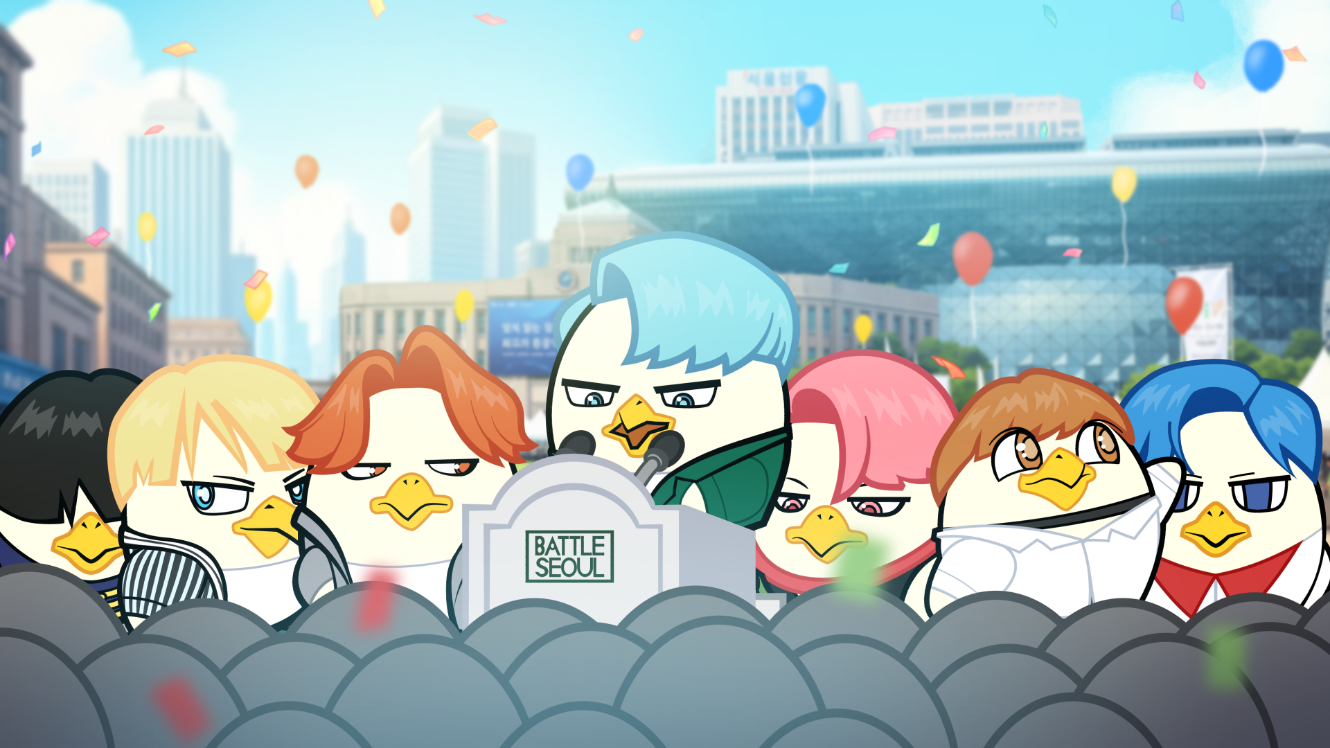 2017년 BTX 2대 시장 당선 기념 포스터
